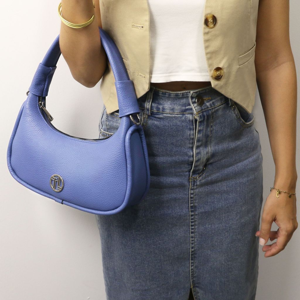 Tuscany Leather Michelle Handväska #Färg_Blå