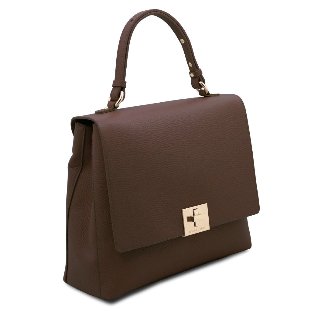 Tuscany Leather Silene Handväska #Färg_Kaffe