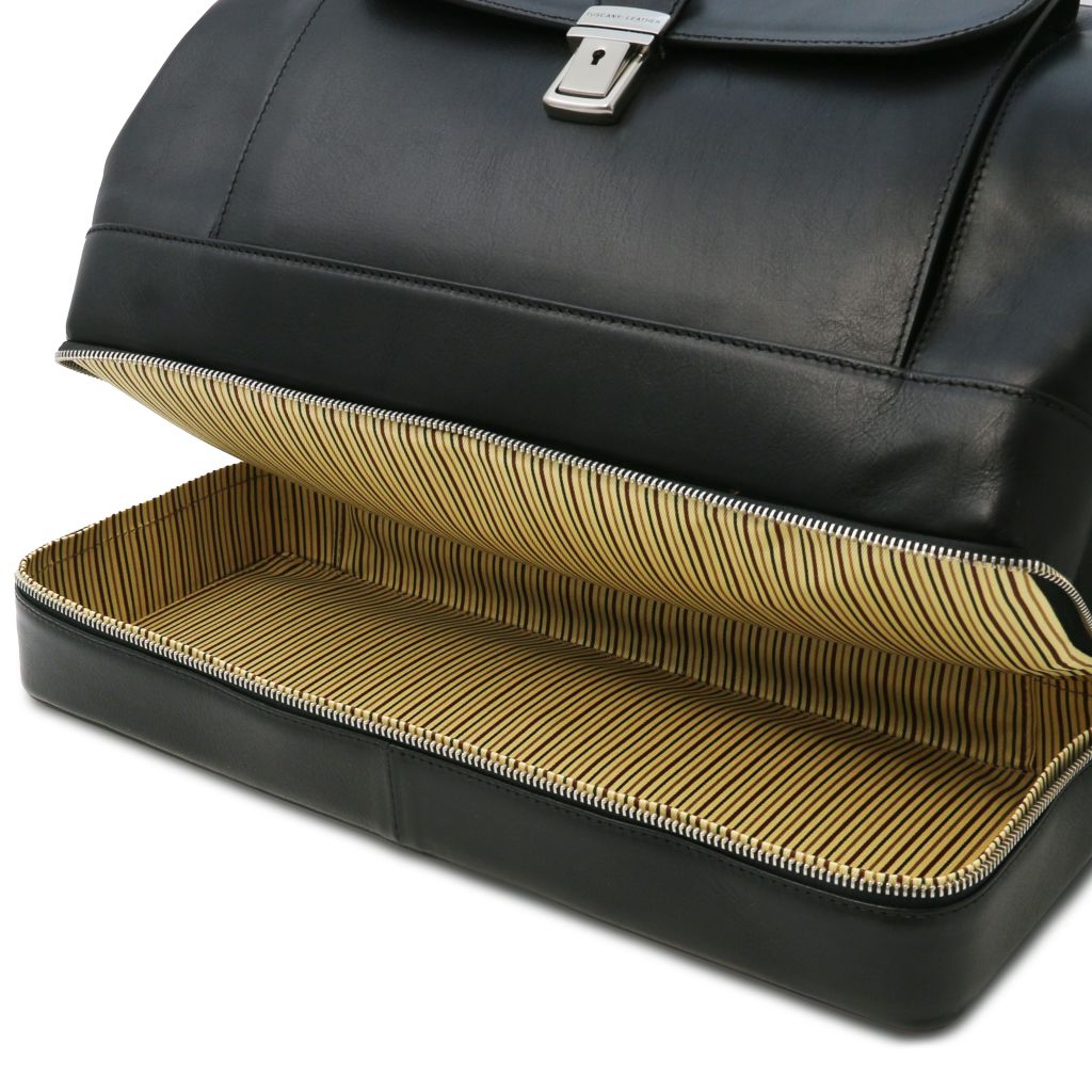 Tuscany Leather Giotto Doktorsväska #Färg_Svart