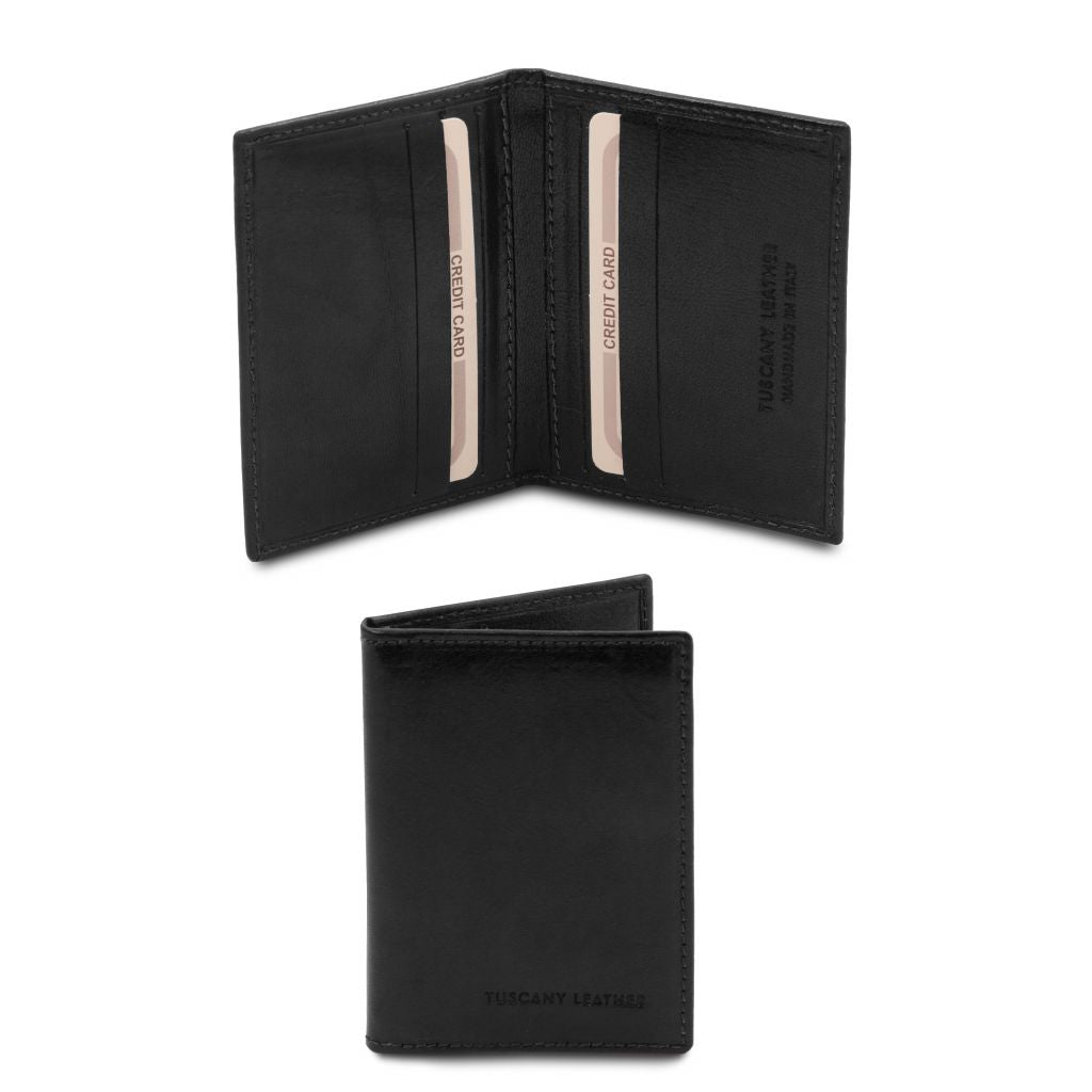 Tuscany Leather Exclusive Korthållare #Färg_Svart