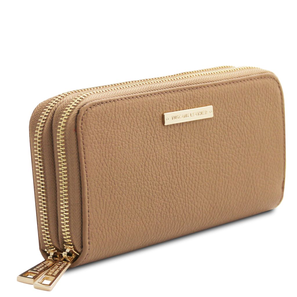 Tuscany Leather Mira Plånbok #Färg_Champagne