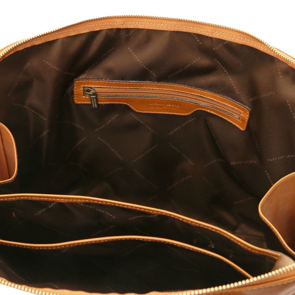 Tuscany Leather Ravenna Datorväska #Färg_Cognac