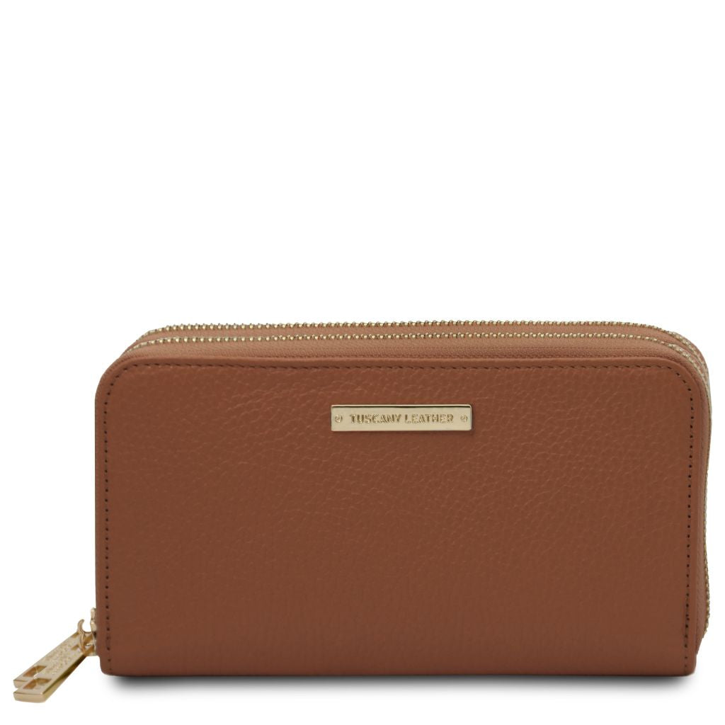 Tuscany Leather Mira Plånbok #Färg_Cognac