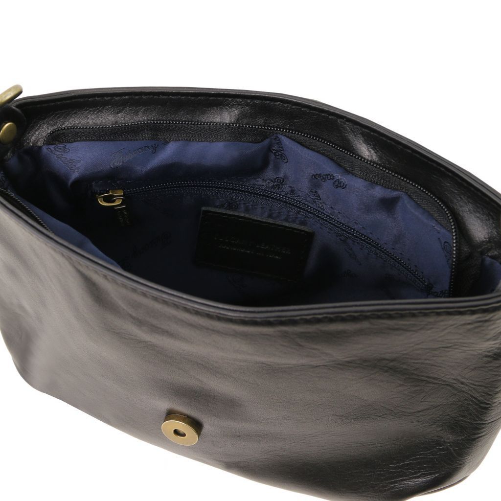 Tuscany Leather TL Bag Axelväska #Färg_Svart