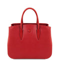 Tuscany Leather Camelia Handväska #Färg_Läppstift Rött