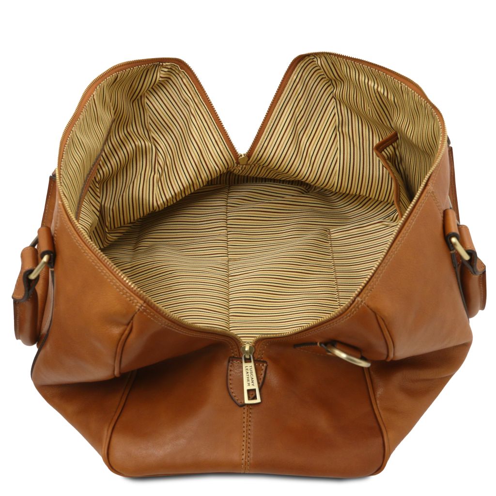 Tuscany Leather TL Voyager Weekendväska #Färg_Cognac