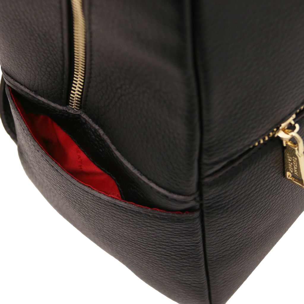 Tuscany Leather Prisma Ryggsäck #Färg_Svart