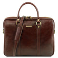 Tuscany Leather Prato Datorväska #Färg_Brun