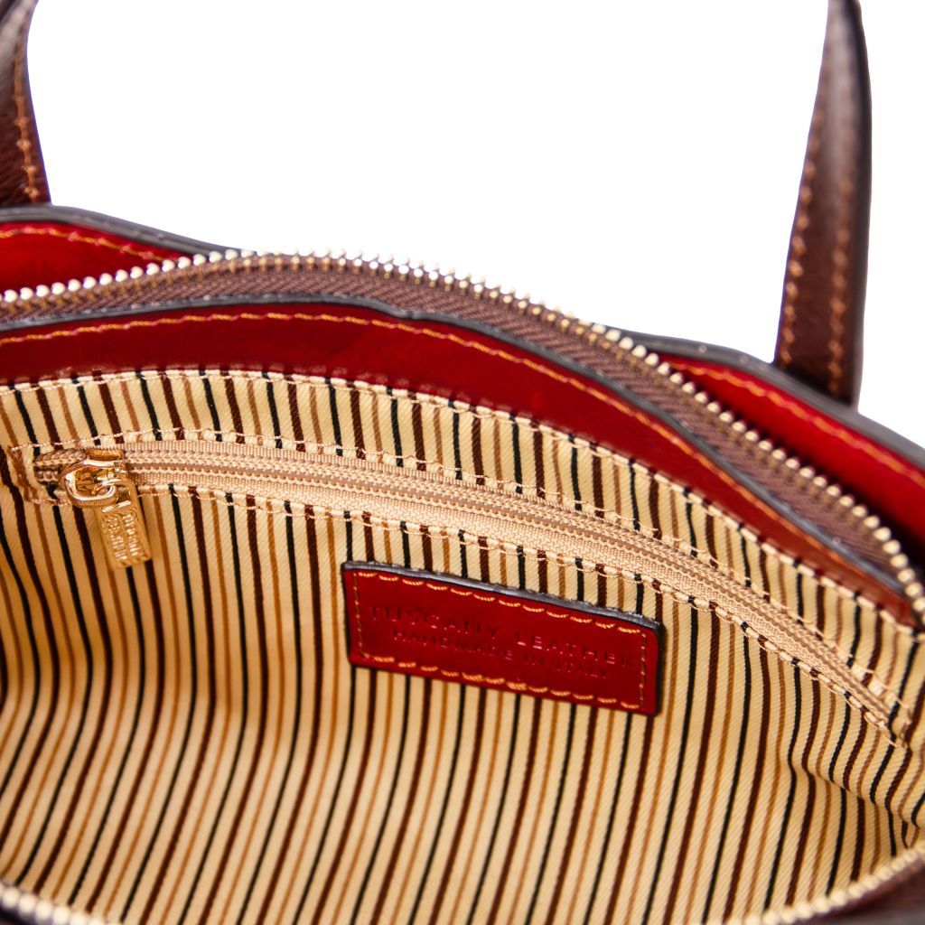 Tuscany Leather Amelia Handväska #Färg_Röd
