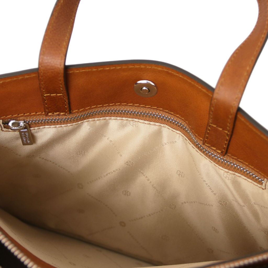 Tuscany Leather Palermo Datorväska #Färg_Cognac