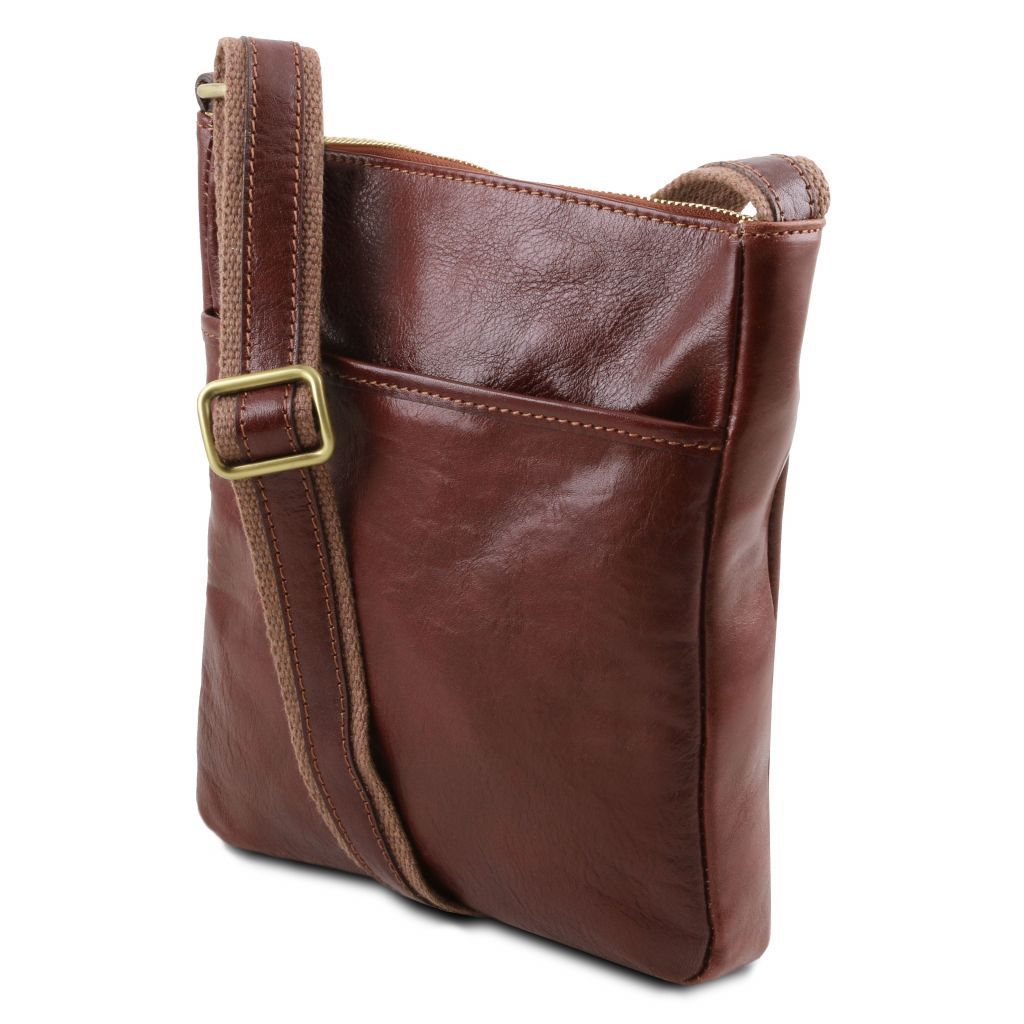 Tuscany Leather Jason Axelremsväska #Färg_Honung