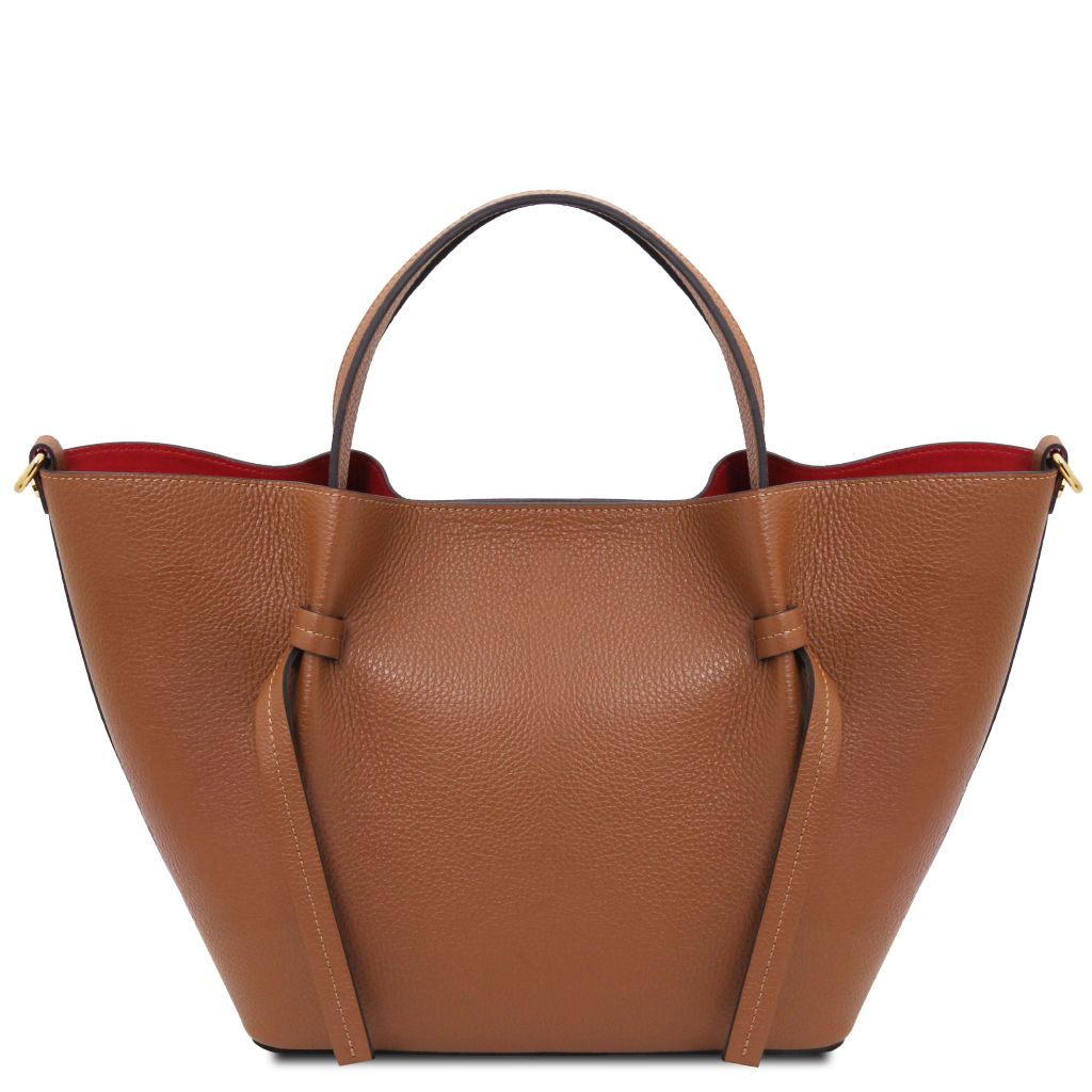 Tuscany Leather Legame L Handväska #Färg_Cognac