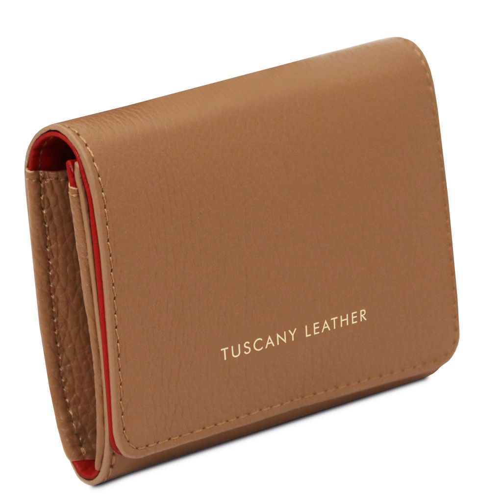 Tuscany Leather Iside Plånbok #Färg_Caramel Brun