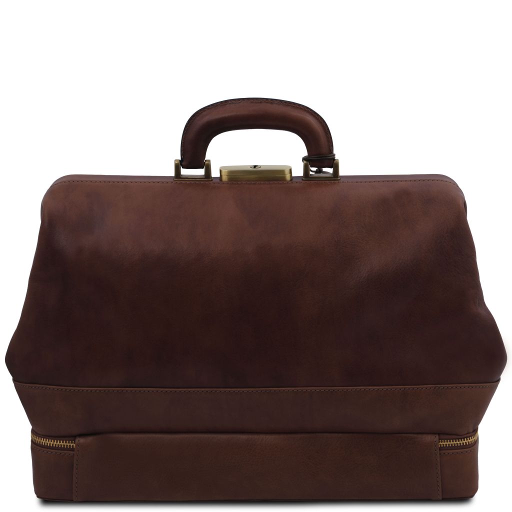 Tuscany Leather Giotto Doktorsväska #Färg_Mörkbrun