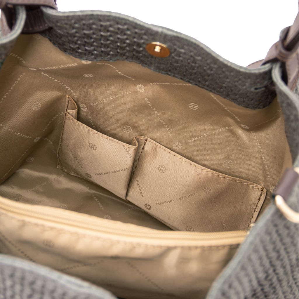 Tuscany Leather TL KeyLuck Handväska #Färg_Skogsgrön