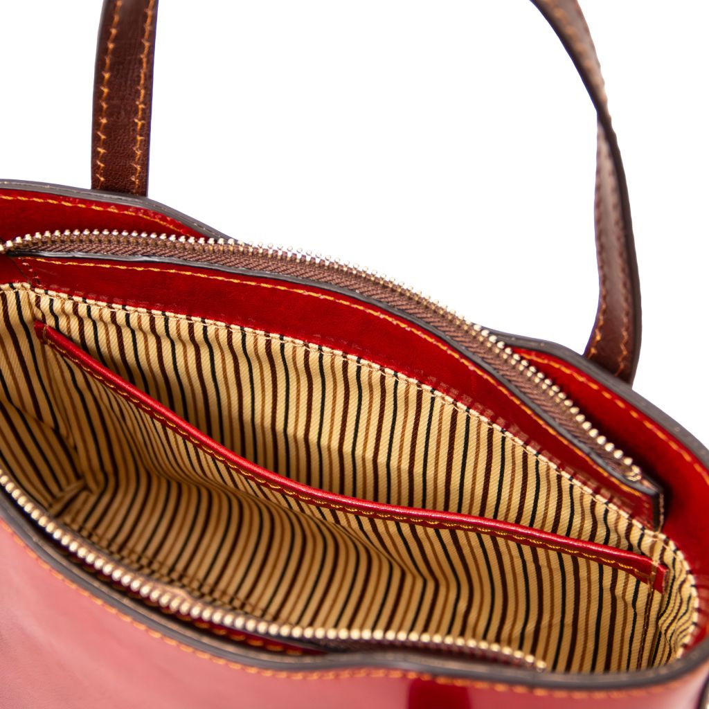 Tuscany Leather Amelia Handväska #Färg_Röd