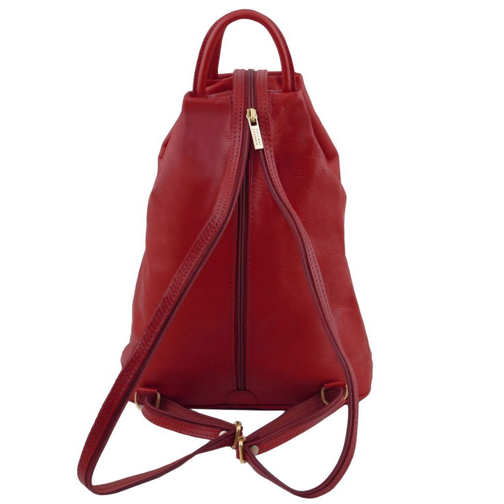 Tuscany Leather Shanghai Ryggsäck #Färg_Röd