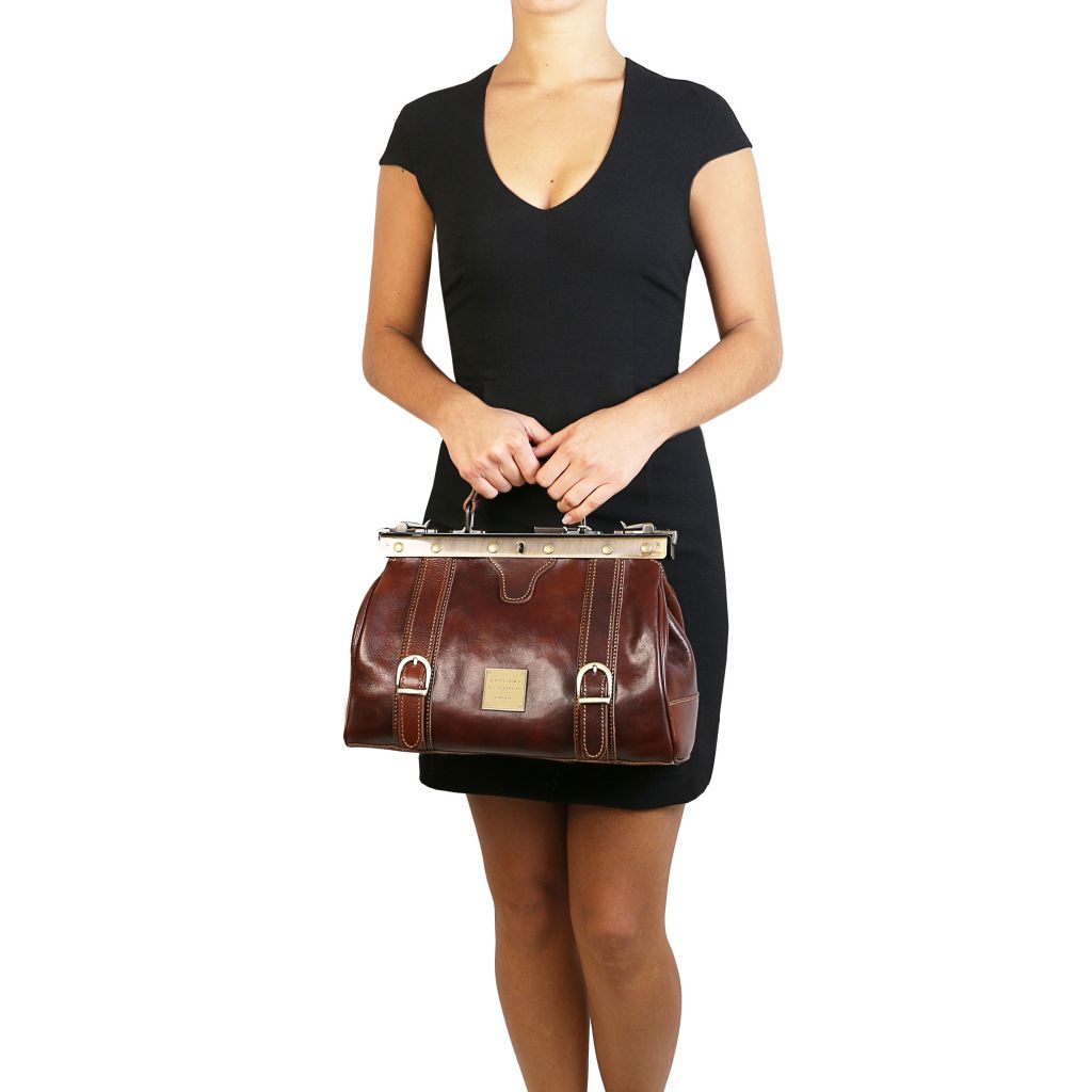 Tuscany Leather Monalisa Doktorsväska #Färg_Svart