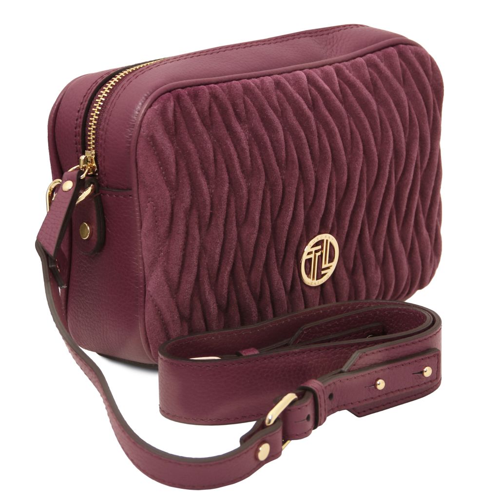 Tuscany Leather Chantilly Axelremsväska #Färg_Bordeaux