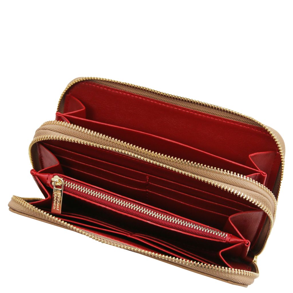 Tuscany Leather Mira Plånbok #Färg_Taupe