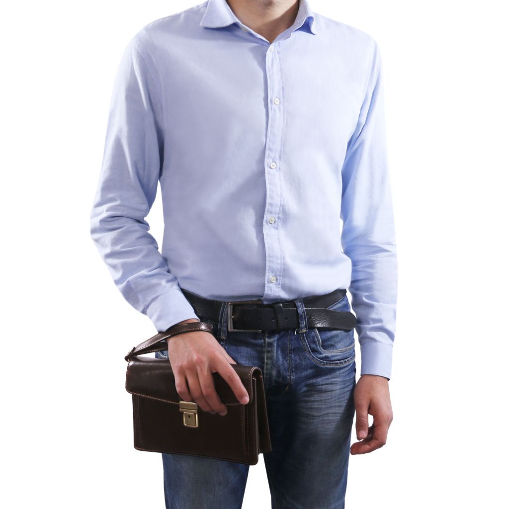 Tuscany Leather Max Handväska #Färg_Brun