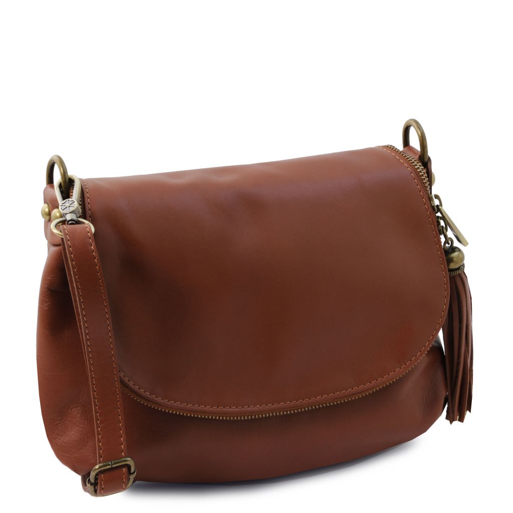 Tuscany Leather TL Bag Axelväska #Färg_Kanel