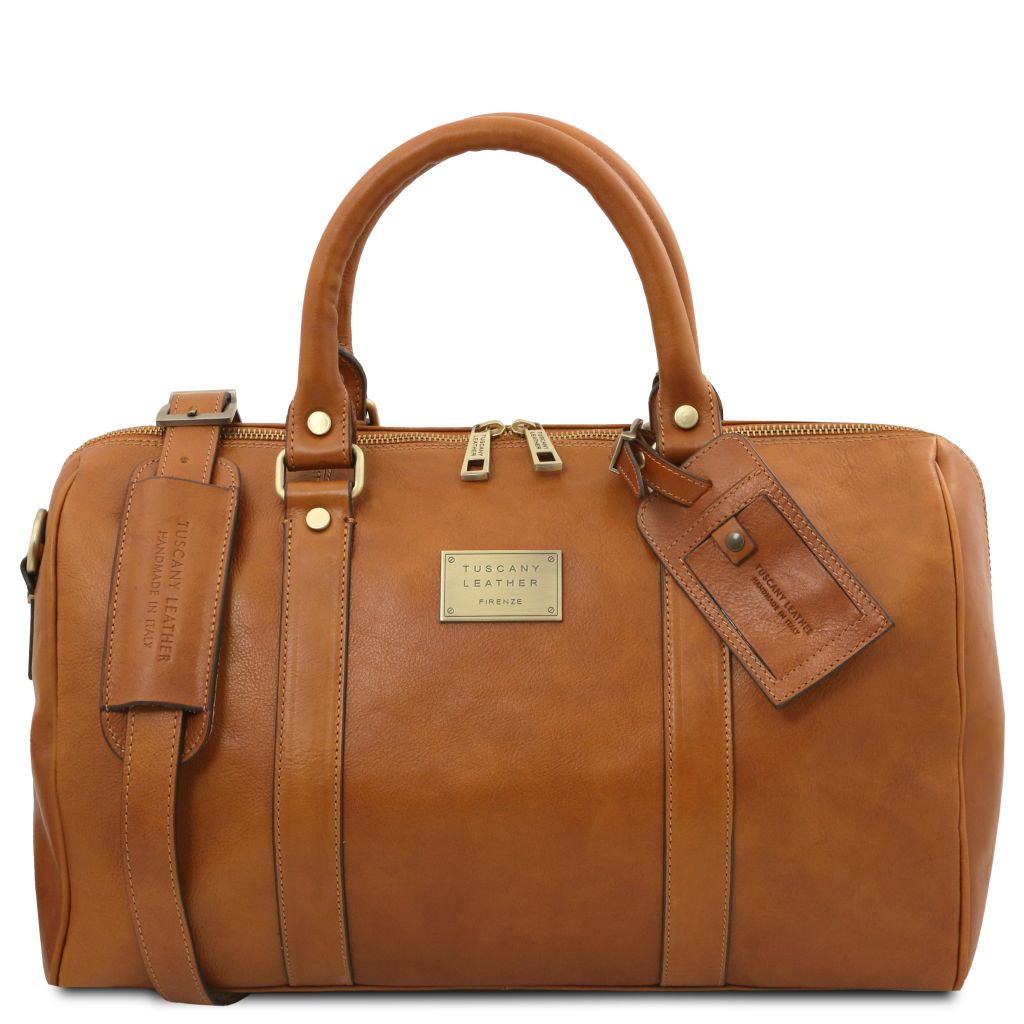Tuscany Leather TL Voyager Weekendväska #Färg_Cognac