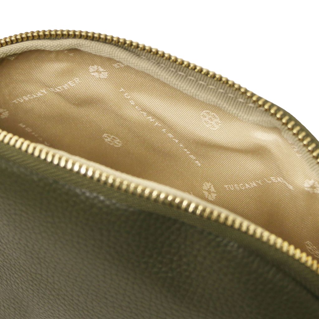 Tuscany Leather Vera Necessär #Färg_Skogsgrön