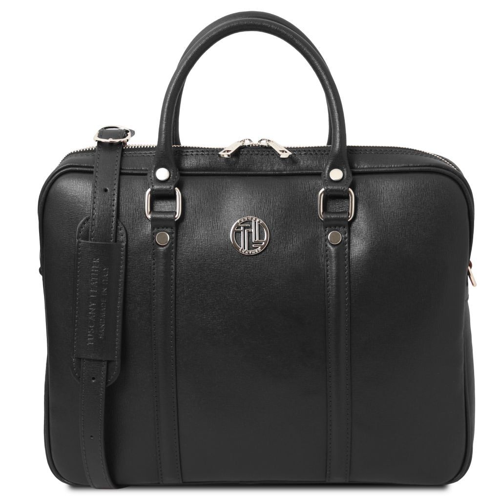 Tuscany Leather Prato Datorväska #Färg_Svart