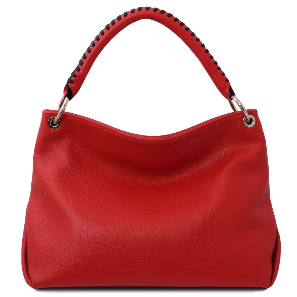 Tuscany Leather TL Bag Handväska #Färg_Läppstift Rött