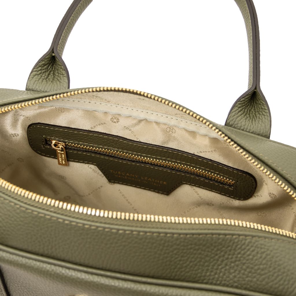 Tuscany Leather Stephany Handväska #Färg_Skogsgrön