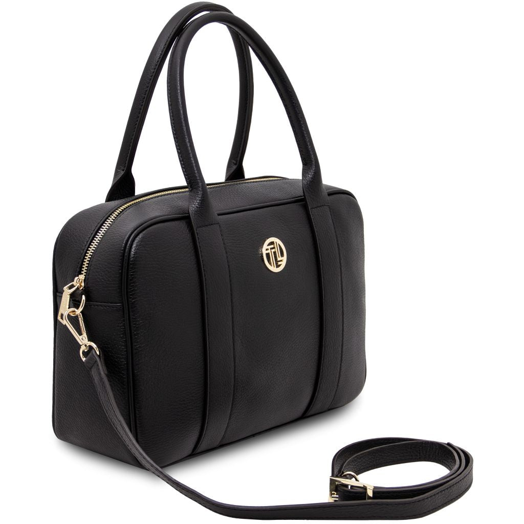 Tuscany Leather Stephany Handväska #Färg_Svart