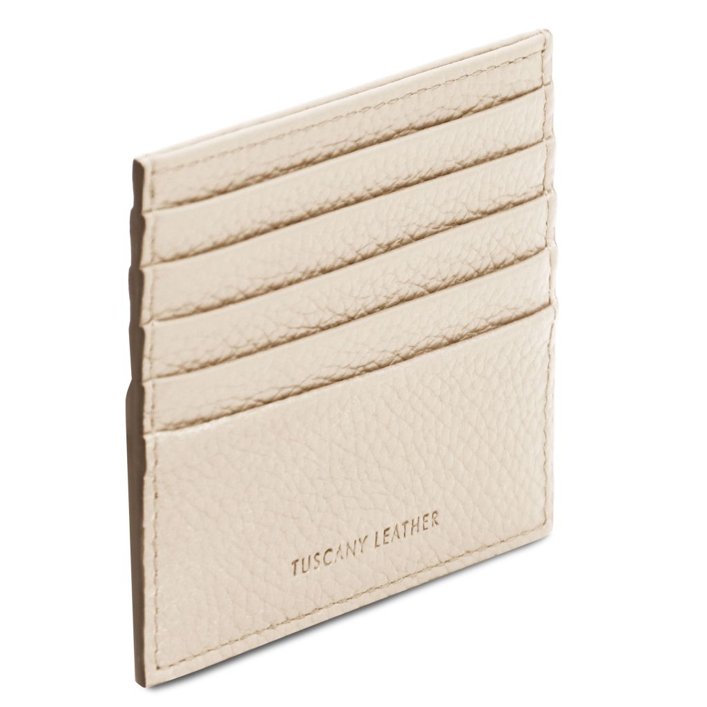 Tuscany Leather Card Holder Korthållare #Färg_Beige