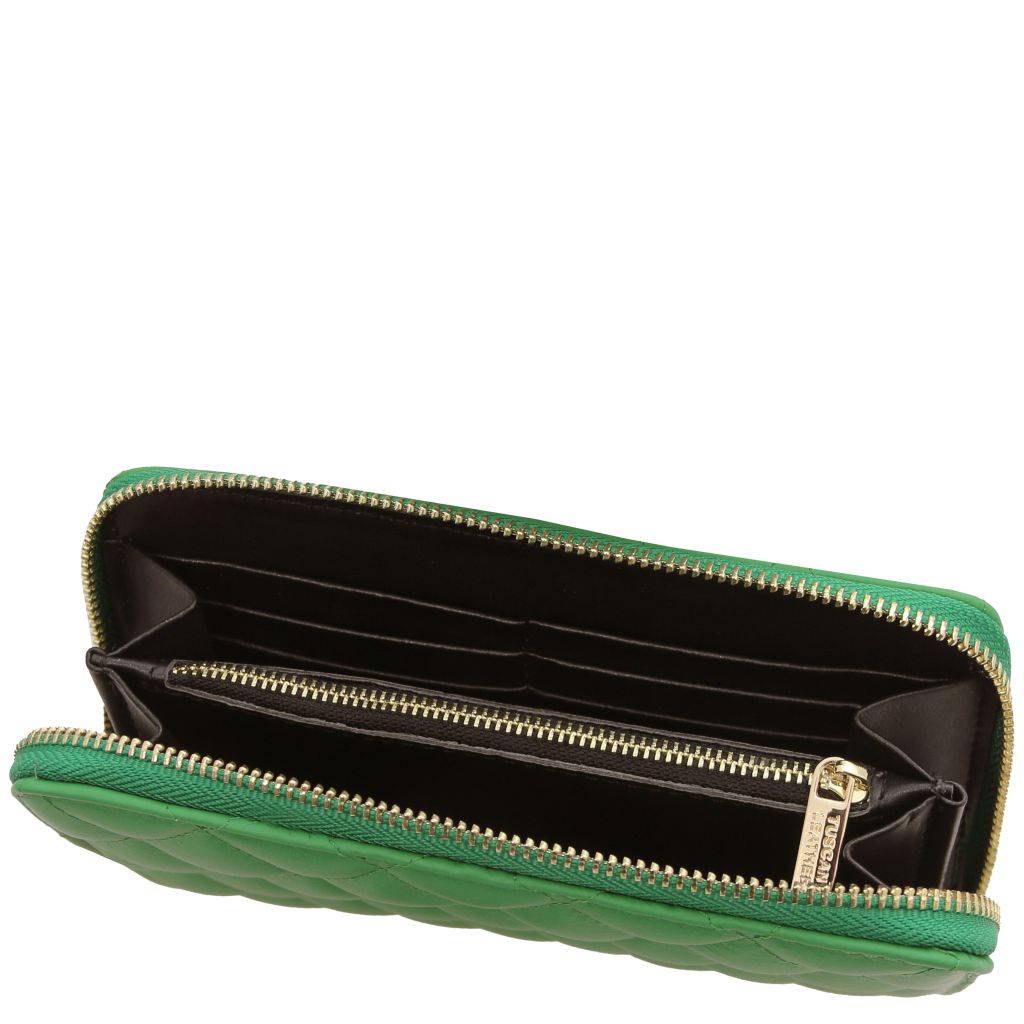 Tuscany Leather Penelope Plånbok #Färg_Grön