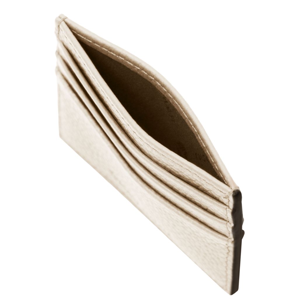 Tuscany Leather Card Holder Korthållare #Färg_Beige