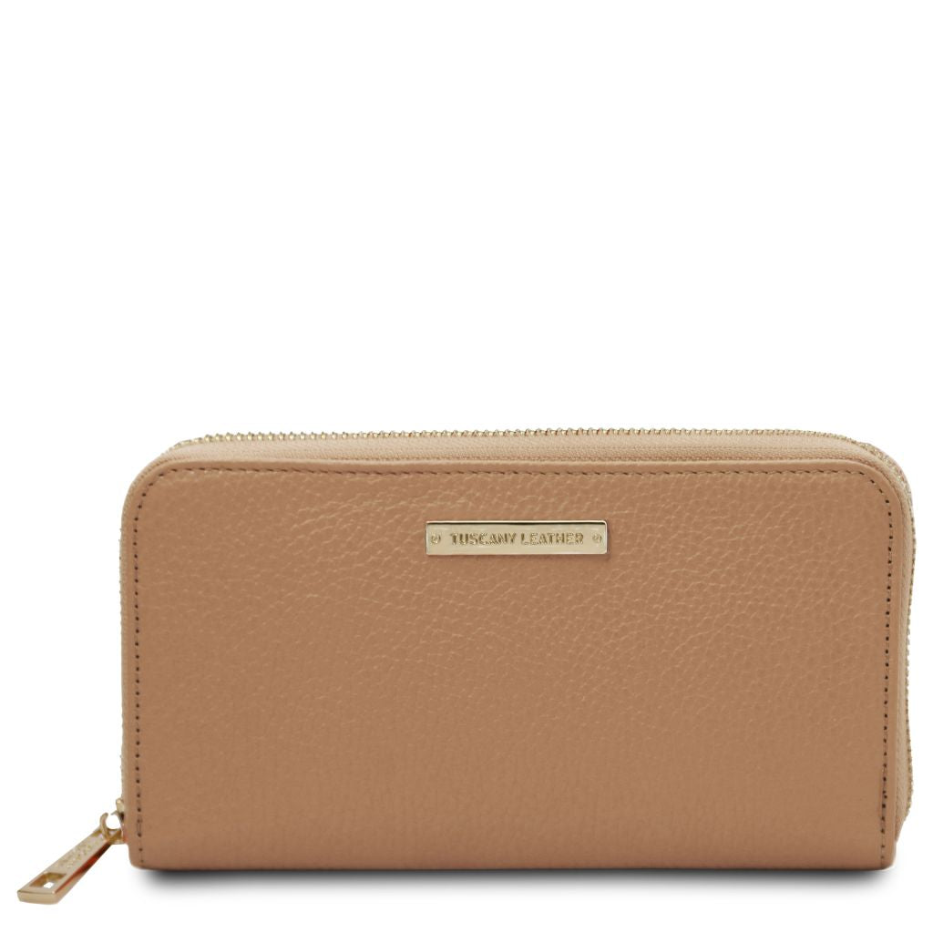 Tuscany Leather Eris Plånbok #Färg_Champagne