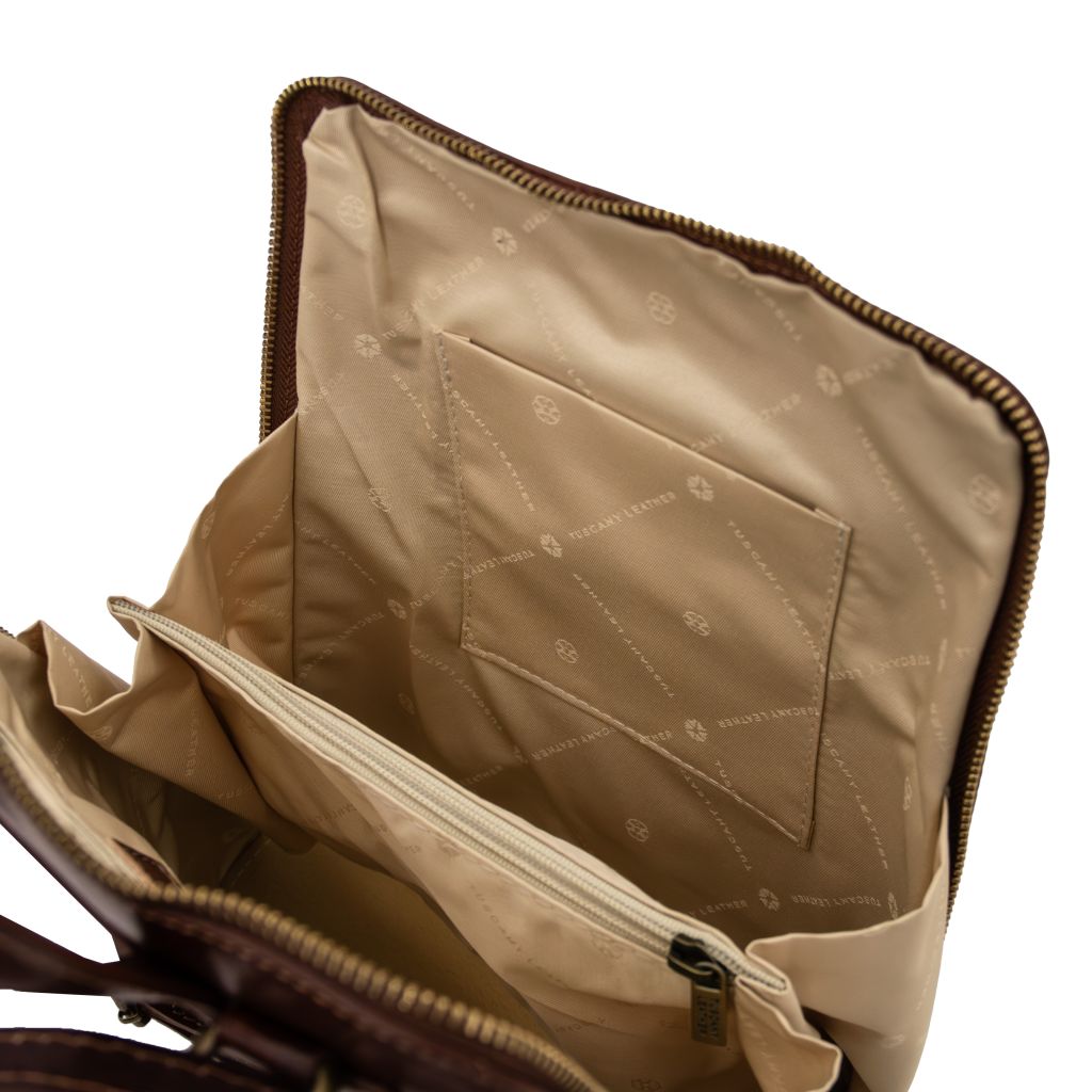 Tuscany Leather Paris Ryggsäck #Färg_Brun