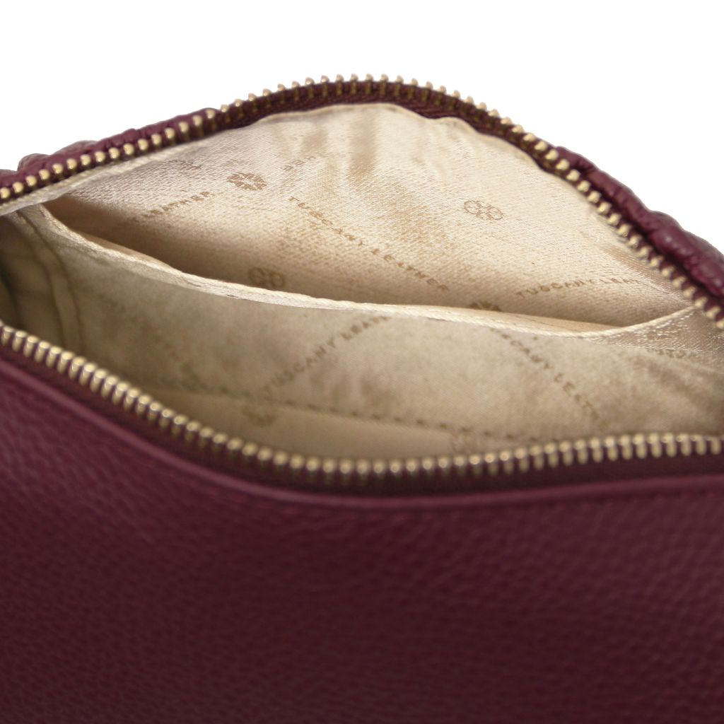 Tuscany Leather Chantilly Handväska #Färg_Bordeaux