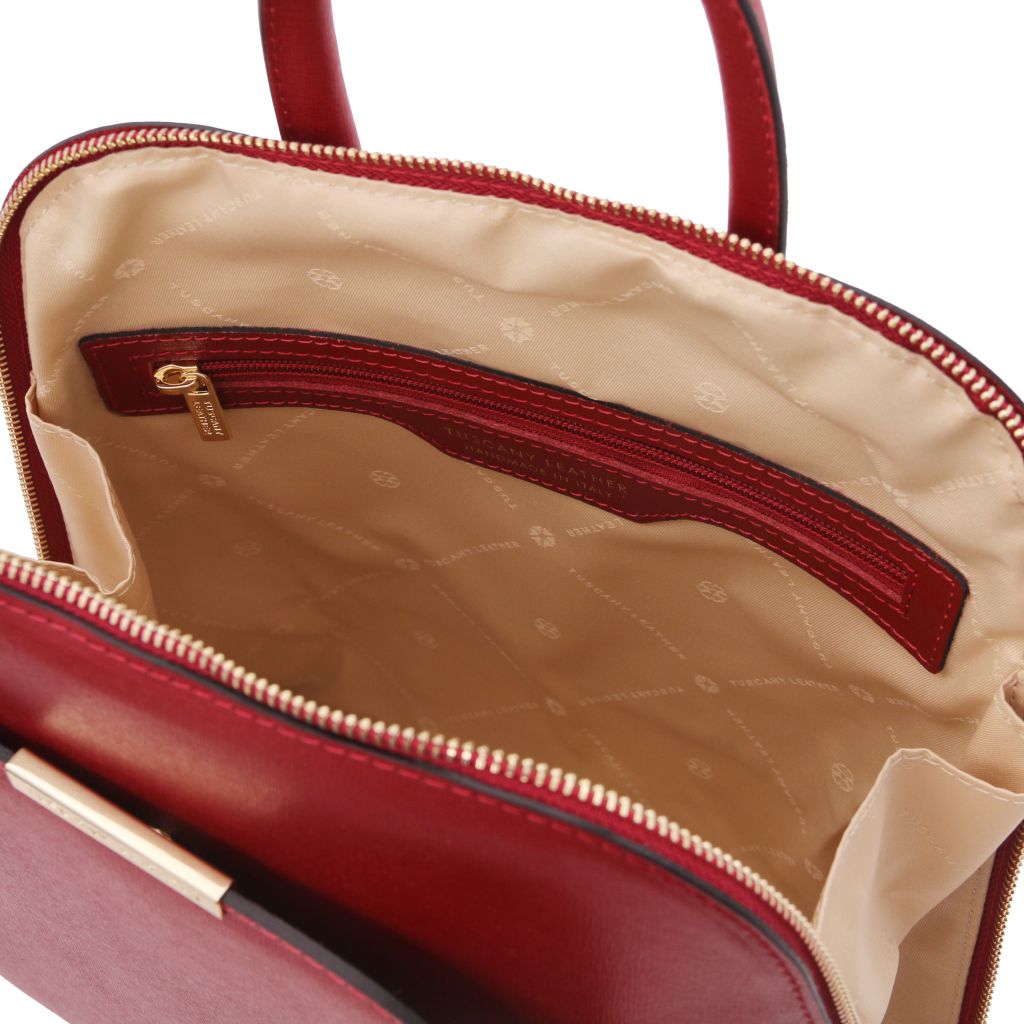 Tuscany Leather TL Bag Ryggsäck #Färg_Röd
