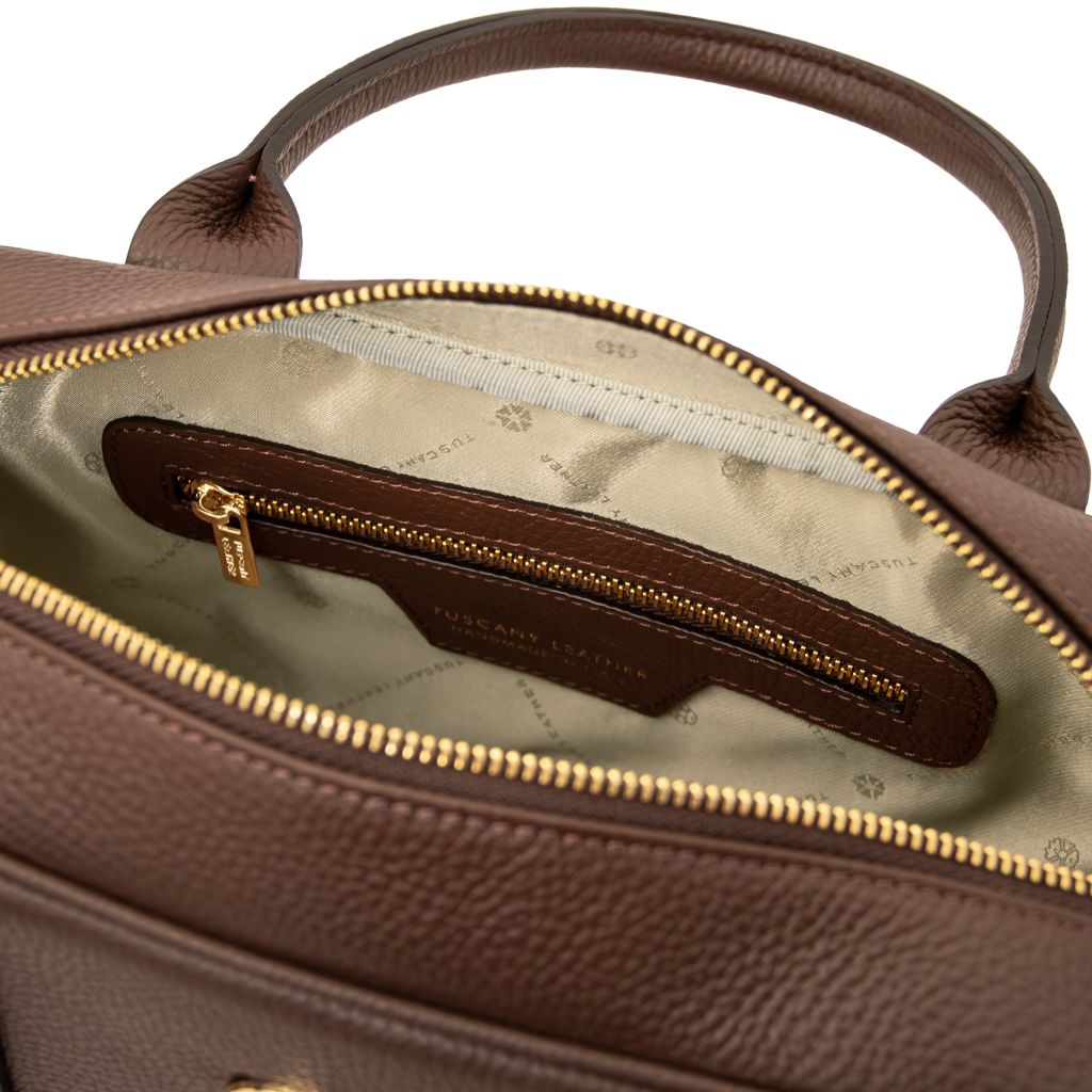 Tuscany Leather Stephany Handväska #Färg_Kaffe