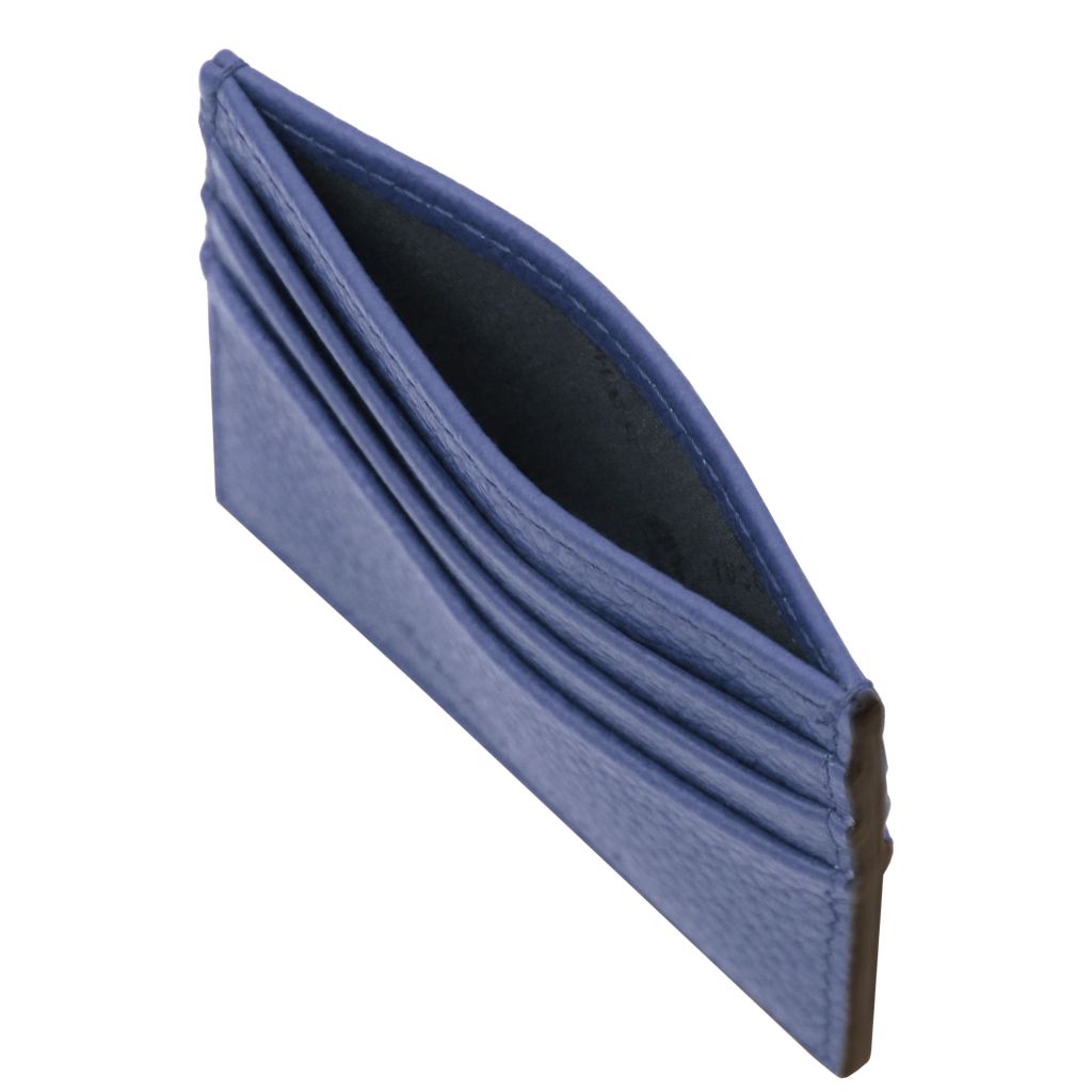 Tuscany Leather Card Holder Korthållare #Färg_Blå