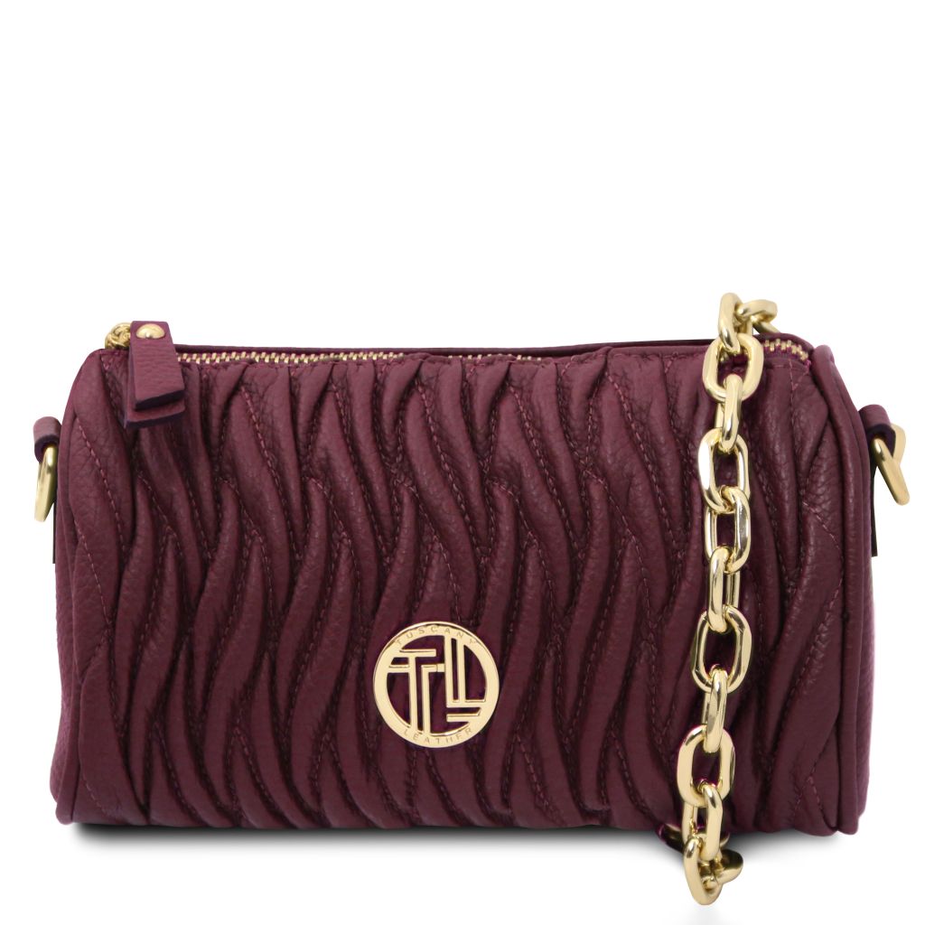 Tuscany Leather Chantilly Handväska #Färg_Bordeaux