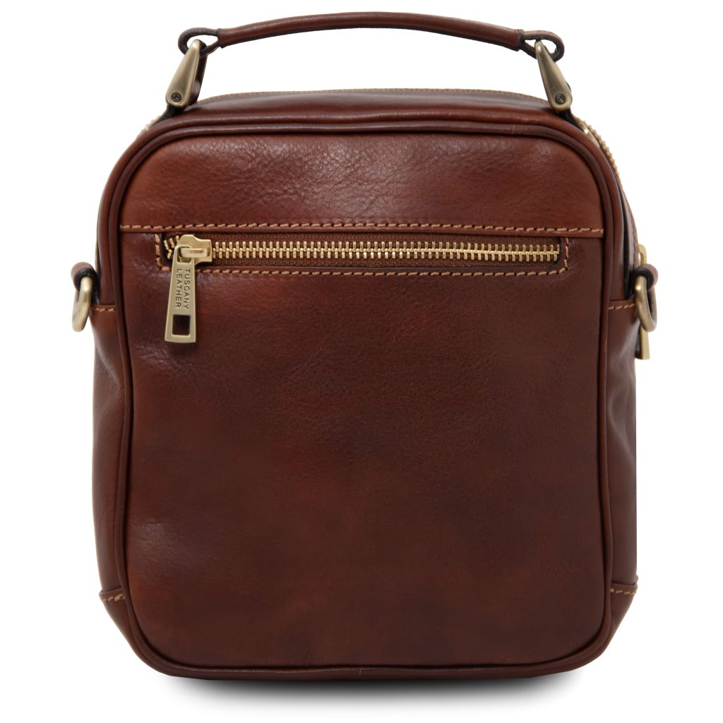 Tuscany Leather Paul Axelremsväska #Färg_Brun