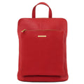 Tuscany Leather TL Bag Ryggsäck #Färg_Läppstift Rött