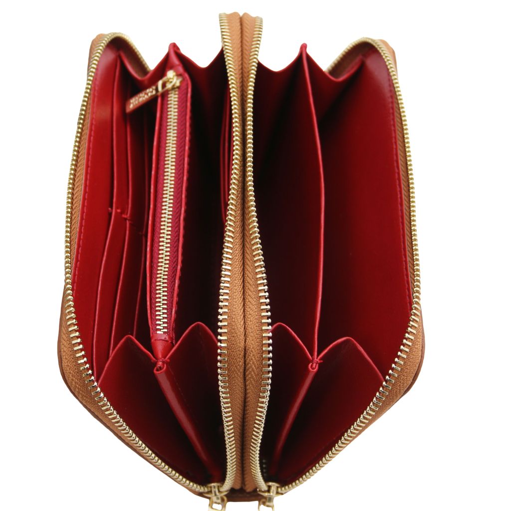 Tuscany Leather Mira Plånbok #Färg_Cognac