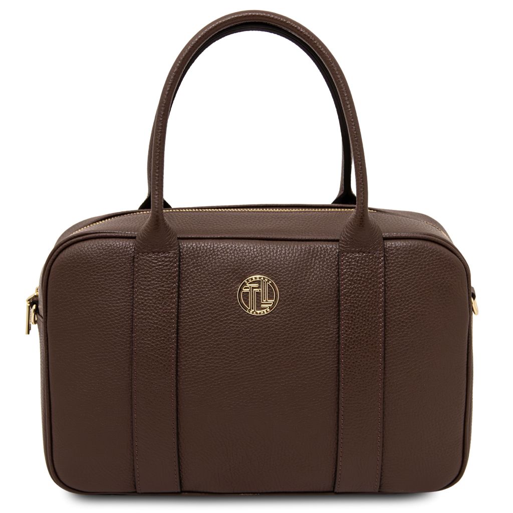Tuscany Leather Stephany Handväska #Färg_Kaffe