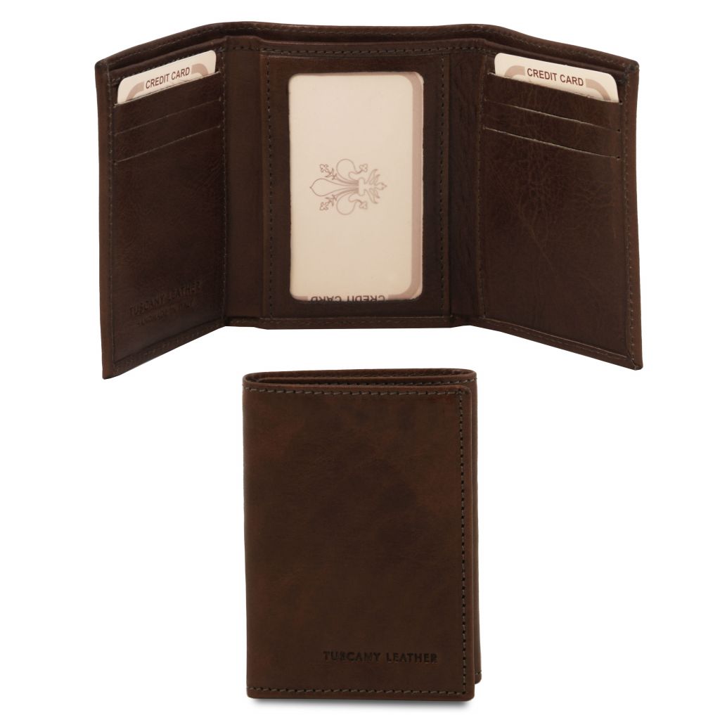 Tuscany Leather Exclusive 3 Plånbok #Färg_Mörkbrun