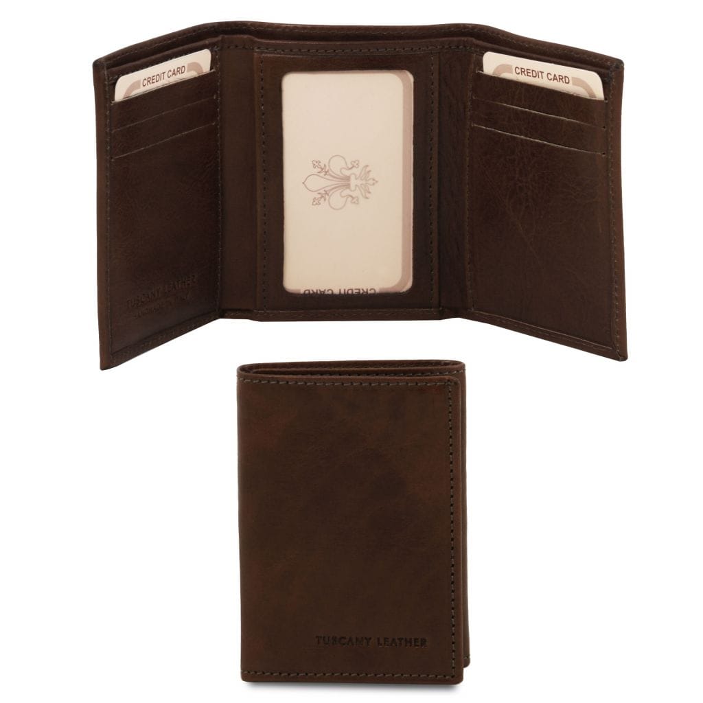 Tuscany Leather Exclusive 3 Plånbok #Färg_Mörkbrun