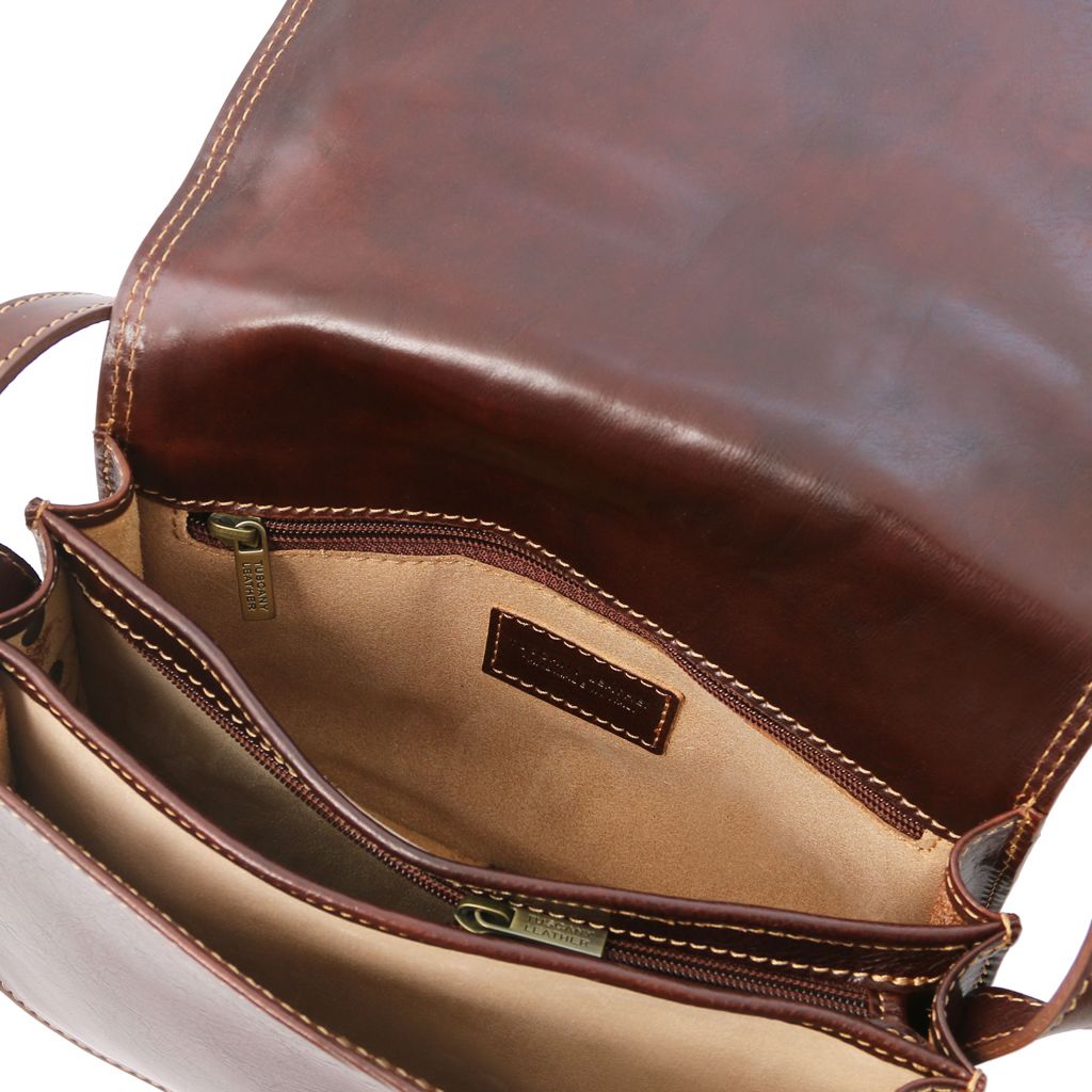 Tuscany Leather Isabella Axelremsväska #Färg_Brun