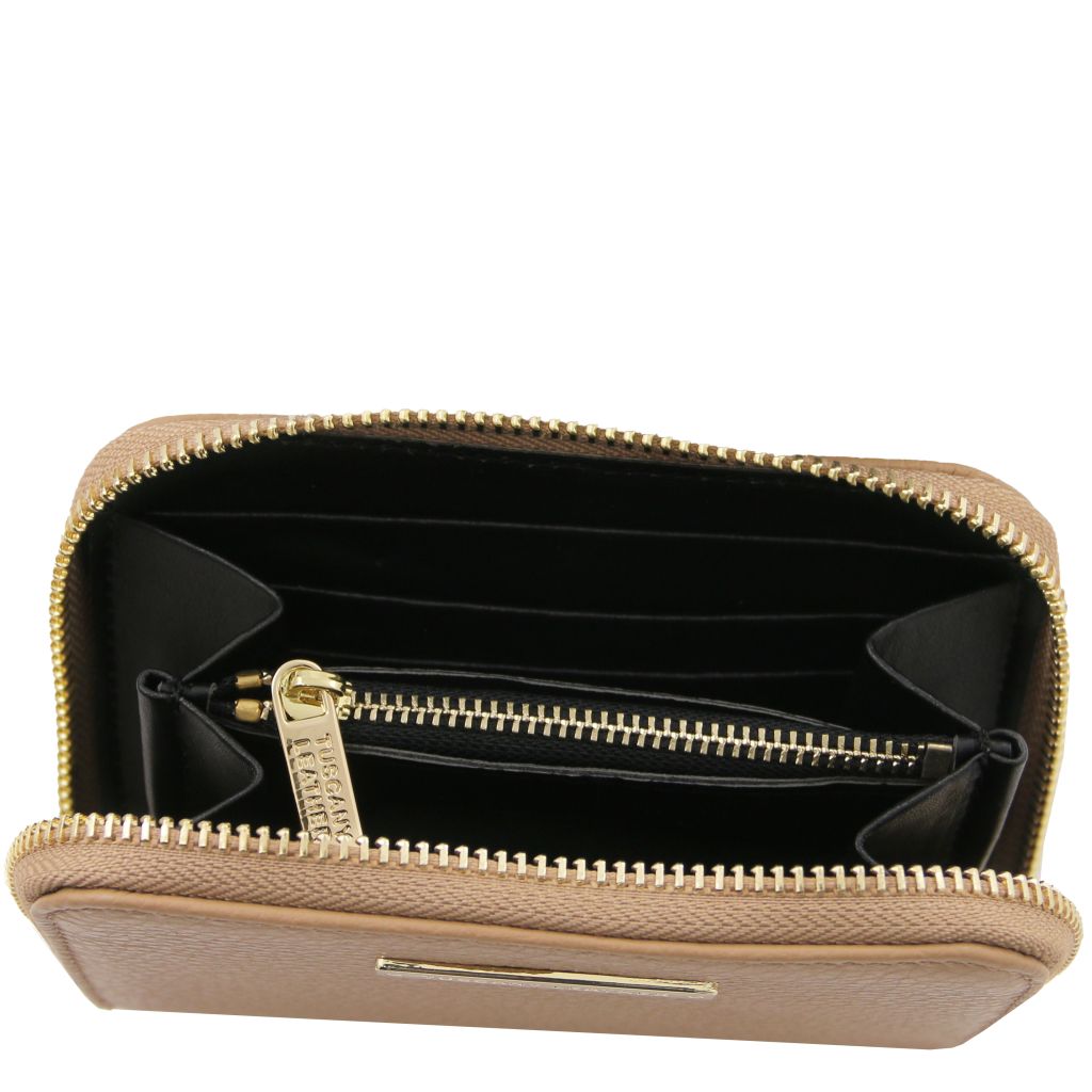 Tuscany Leather Kore Plånbok #Färg_Champagne